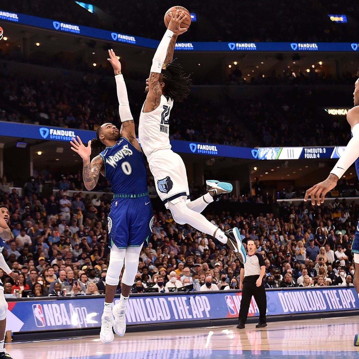 NBA球员精彩扣篮